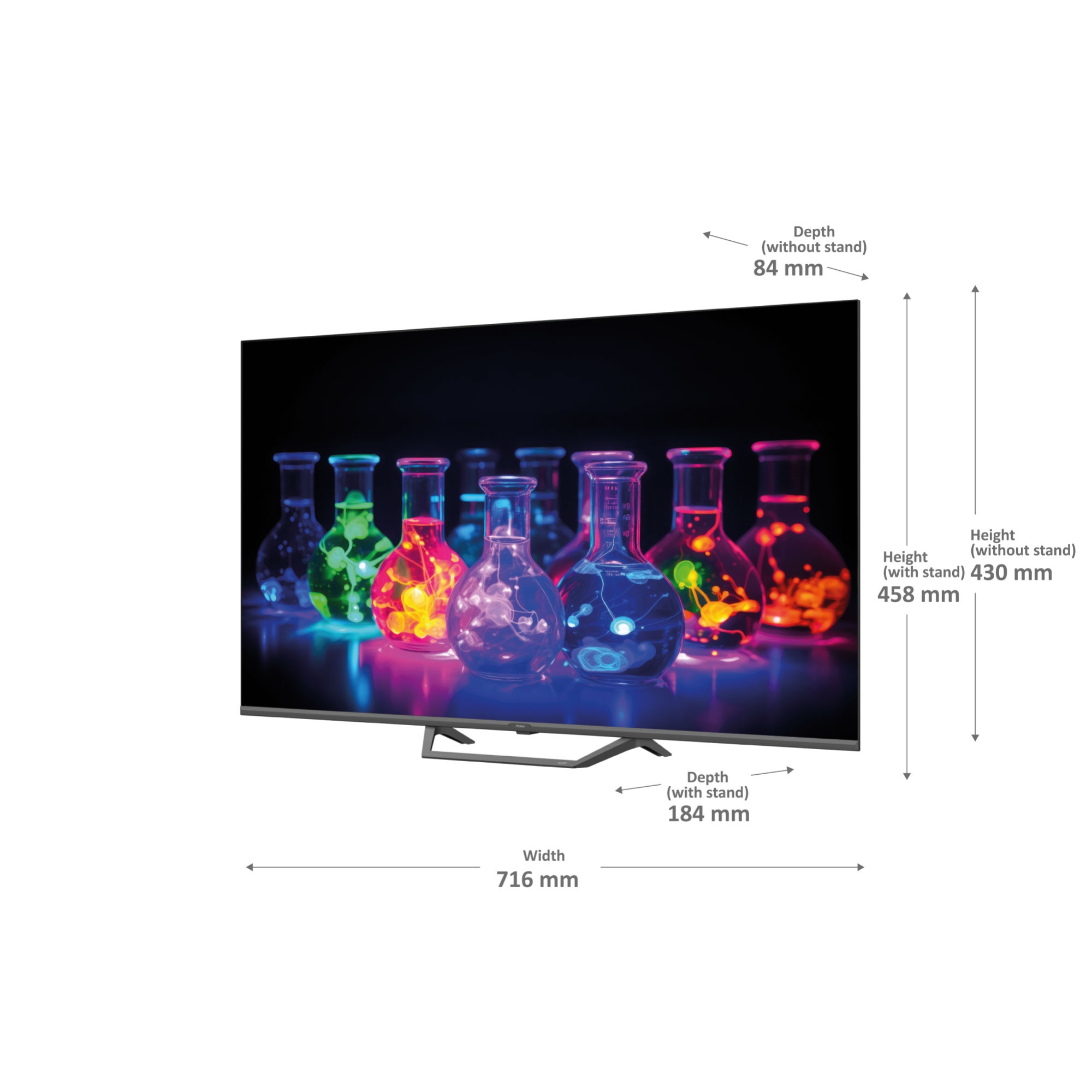 Smart TV QLED HAIER H32S80EFX 32 pouces Dolby Audio Google TV Bluetooth — photo 6