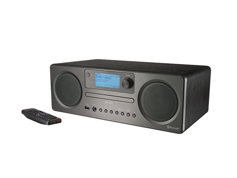 PEAQ PDR350BT-B portable stereo system Digital