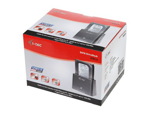 i-tec USB3HDDOCK storage drive docking station Grey – image 3