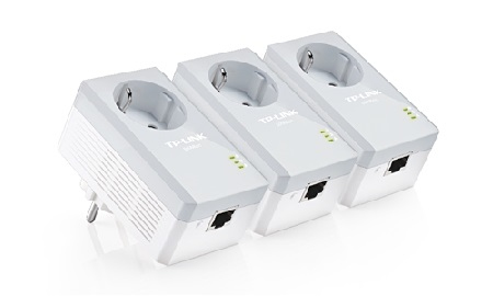 TP-Link AV500+ Powerline 3-pack Kit with AC Pass – image 2