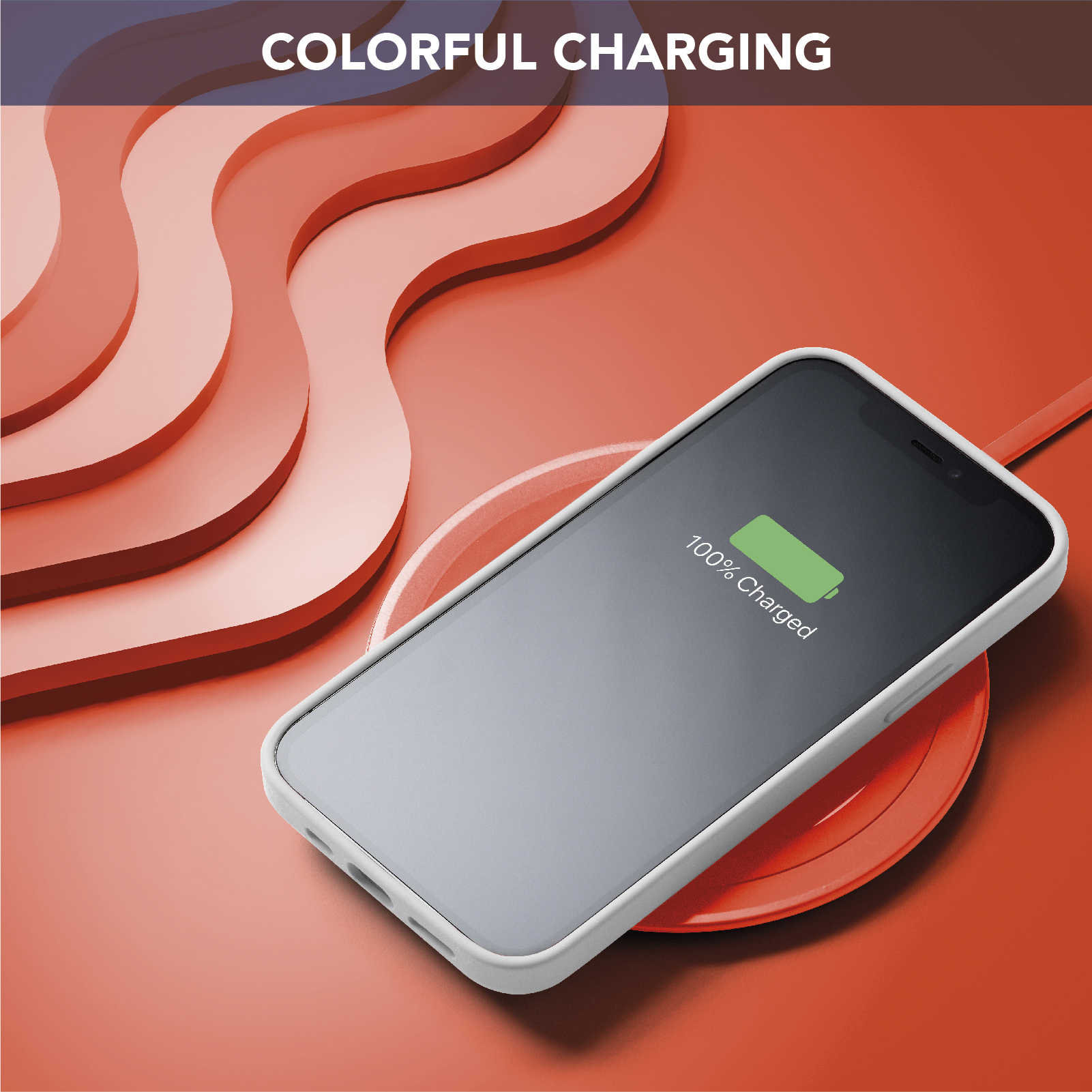 Cellularline Neon Wireless Charger - Apple, Samsung and other Wireless Smartphones – image 2