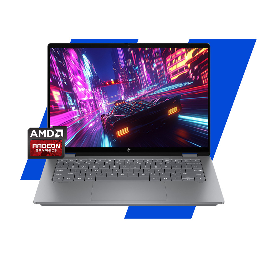 Convertible 2 en 1 - HP OmniBook X 14-fk0002ns Copilot+ PC, 50 TOPS, 14 ", 3K, AMD Ryzen™ AI 7 350, 32GB RAM, 1TB SSD, Radeon™ 860M, W11 H, Plata - imagen 25