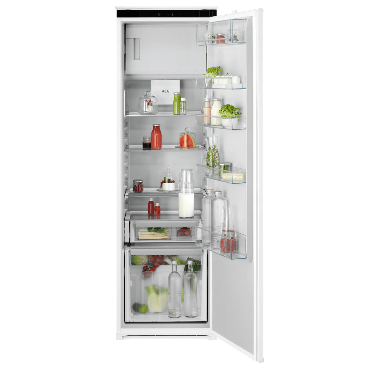 AEG NSF6D181DS combi-fridge Built-in