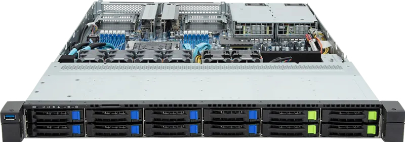 GIGABYTE R163-Z32-AAH2 LGA 6096 Rack (1U) Black, Steel – image 2