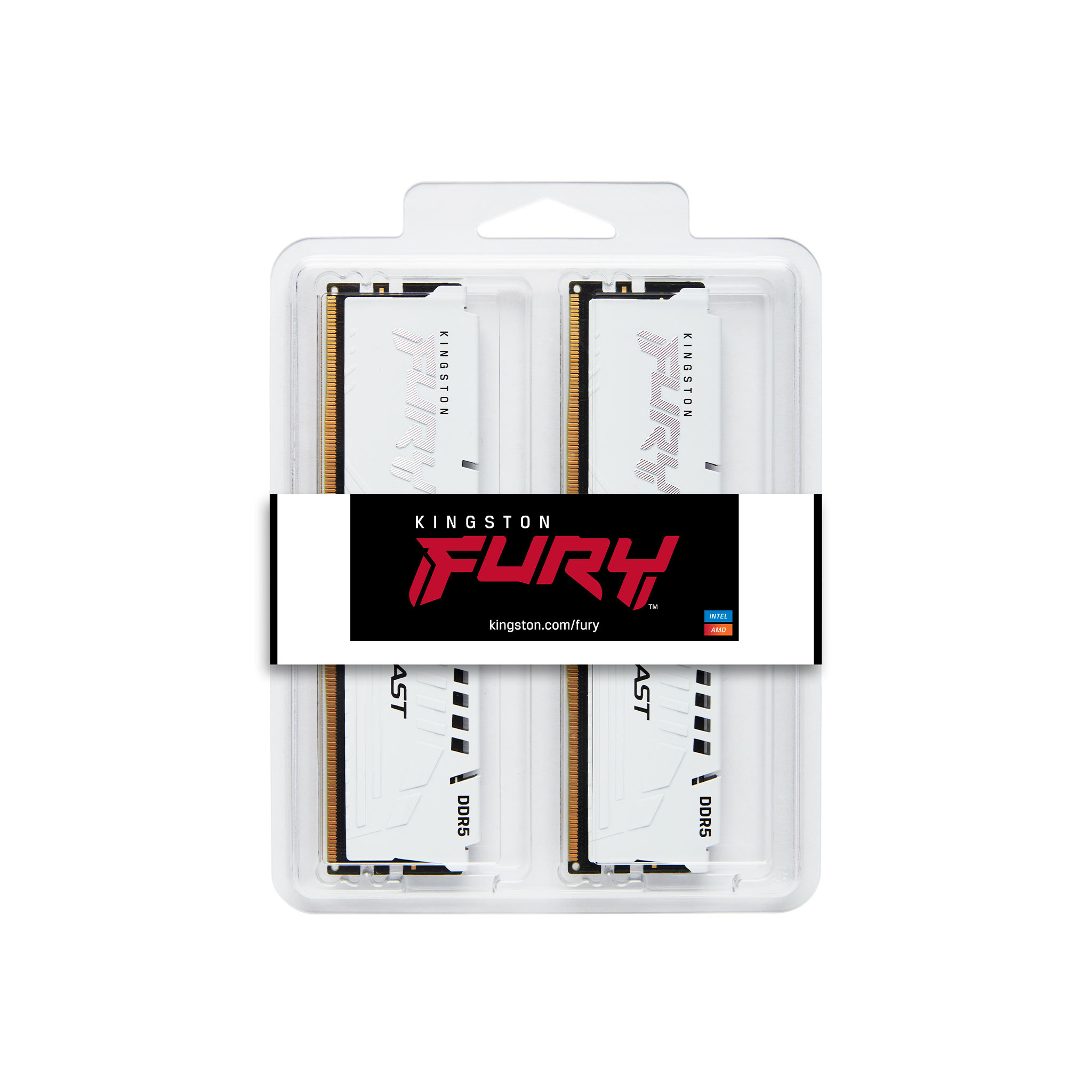 Memoria Ram Kingston - FURY Renegade - DDR5 - 64GB (2x32GB) - DIMM - Blanco - KF560C30BWK2-64