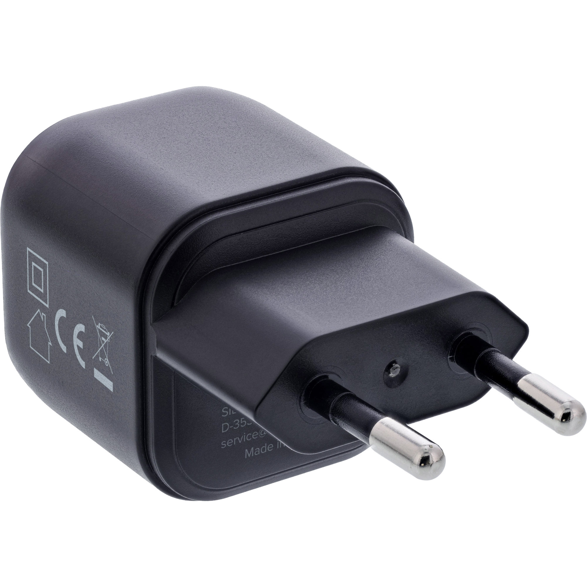 InLine 31509A mobile device charger Universal Black AC Fast charging Indoor – image 2