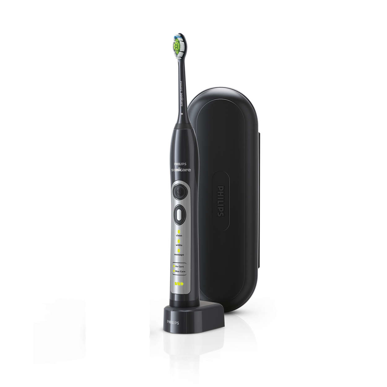 Philips Sonicare FlexCare HX6911/55 electric toothbrush Adult Sonic toothbrush Black, Silver