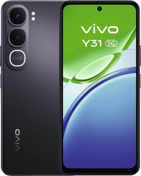 vivo Y31e 17.1 cm (6.72") Dual SIM Android 15 5G USB Type-C 6 GB 512 GB 5200 mAh Black – image 1