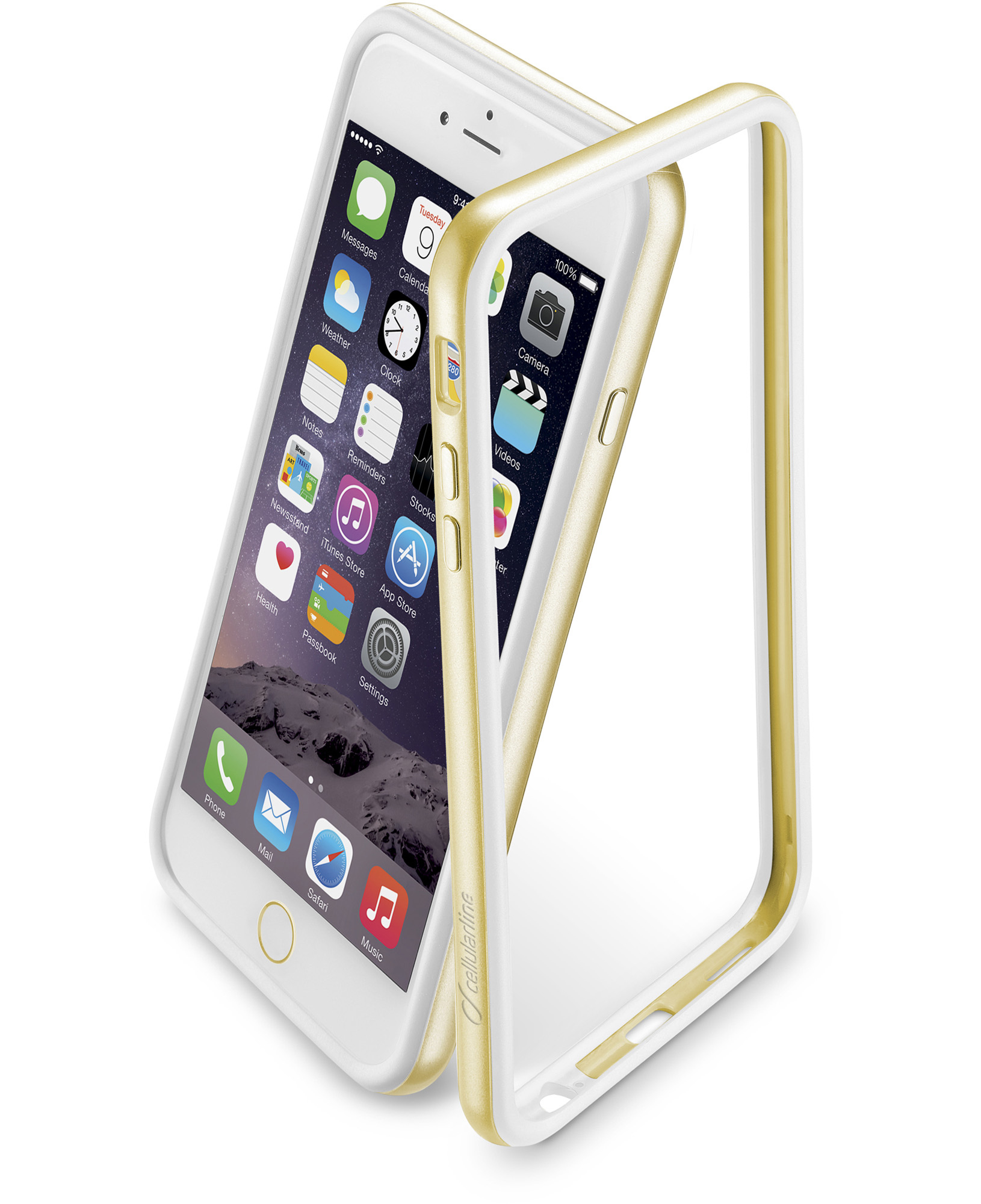 Cellularline Bumper Satin -For iPhone 6, 6 Plus
