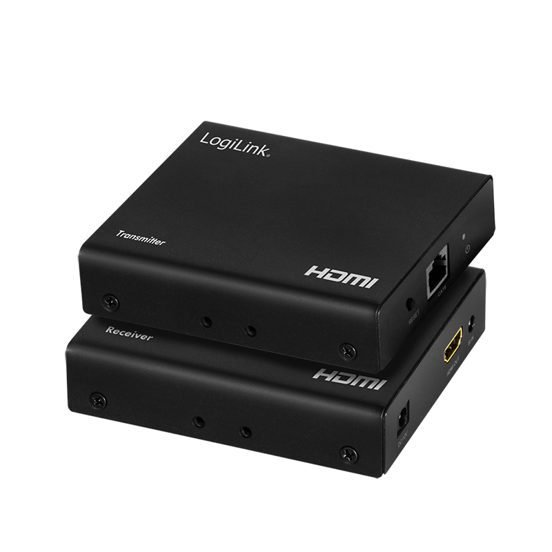 LogiLink HD0030 AV extender AV transmitter & receiver Black – image 1