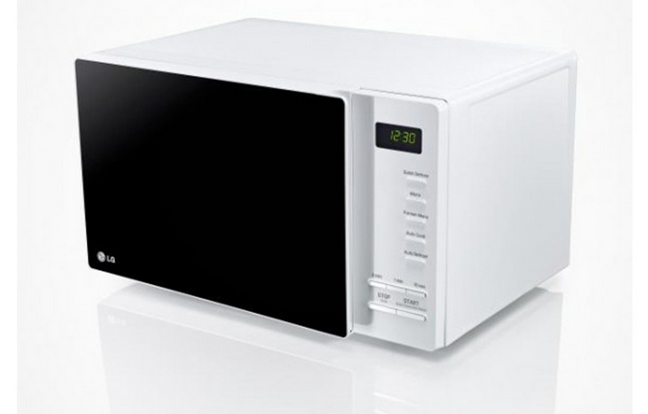 LG MS2354JAS microwave White Countertop – image 5