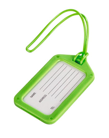 Hama 00139508 etichetta per valigia Verde