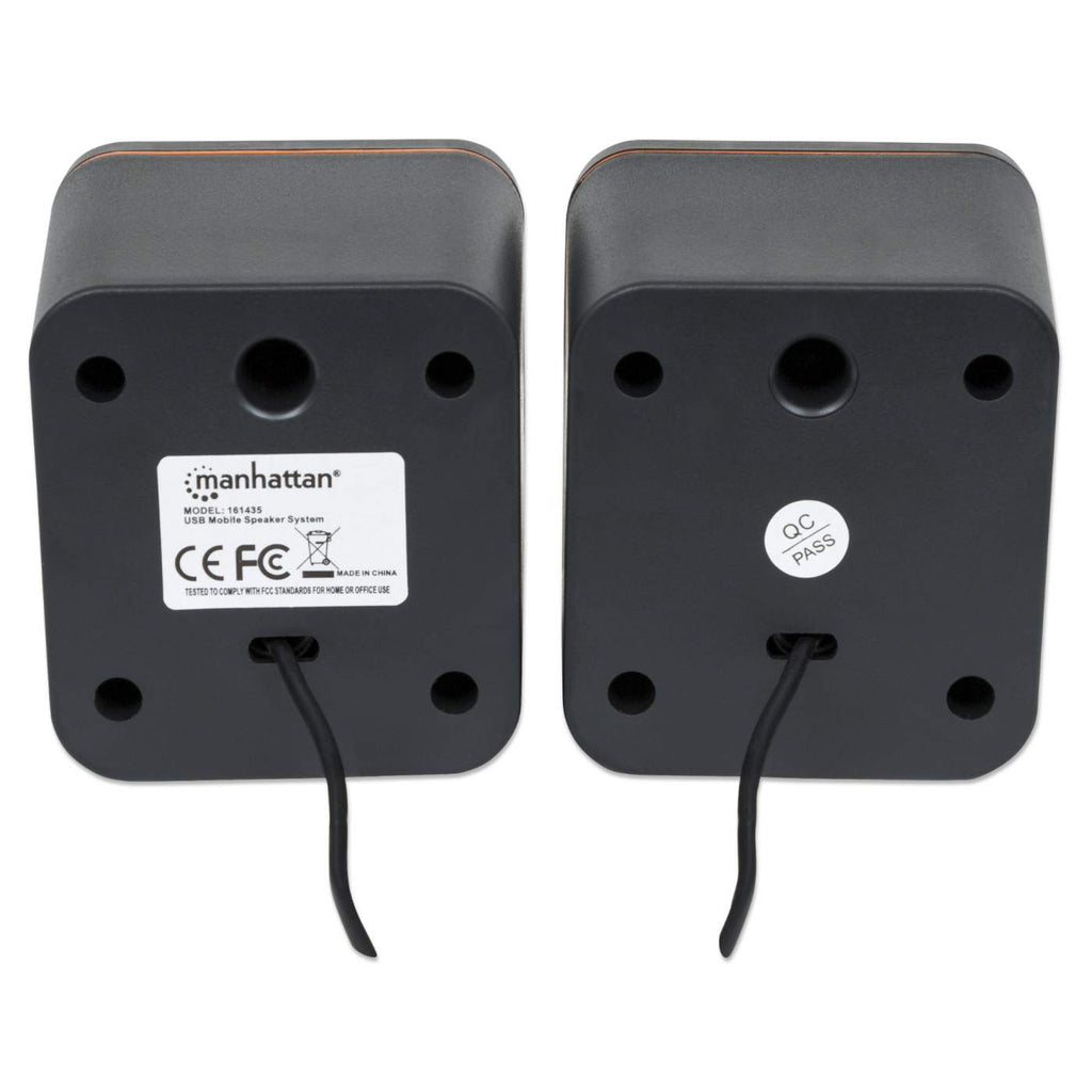 Manhattan 2600 Series Speaker System, Small Size, Big Sound, Two Speakers, Stereo, USB power, Output: – image 4