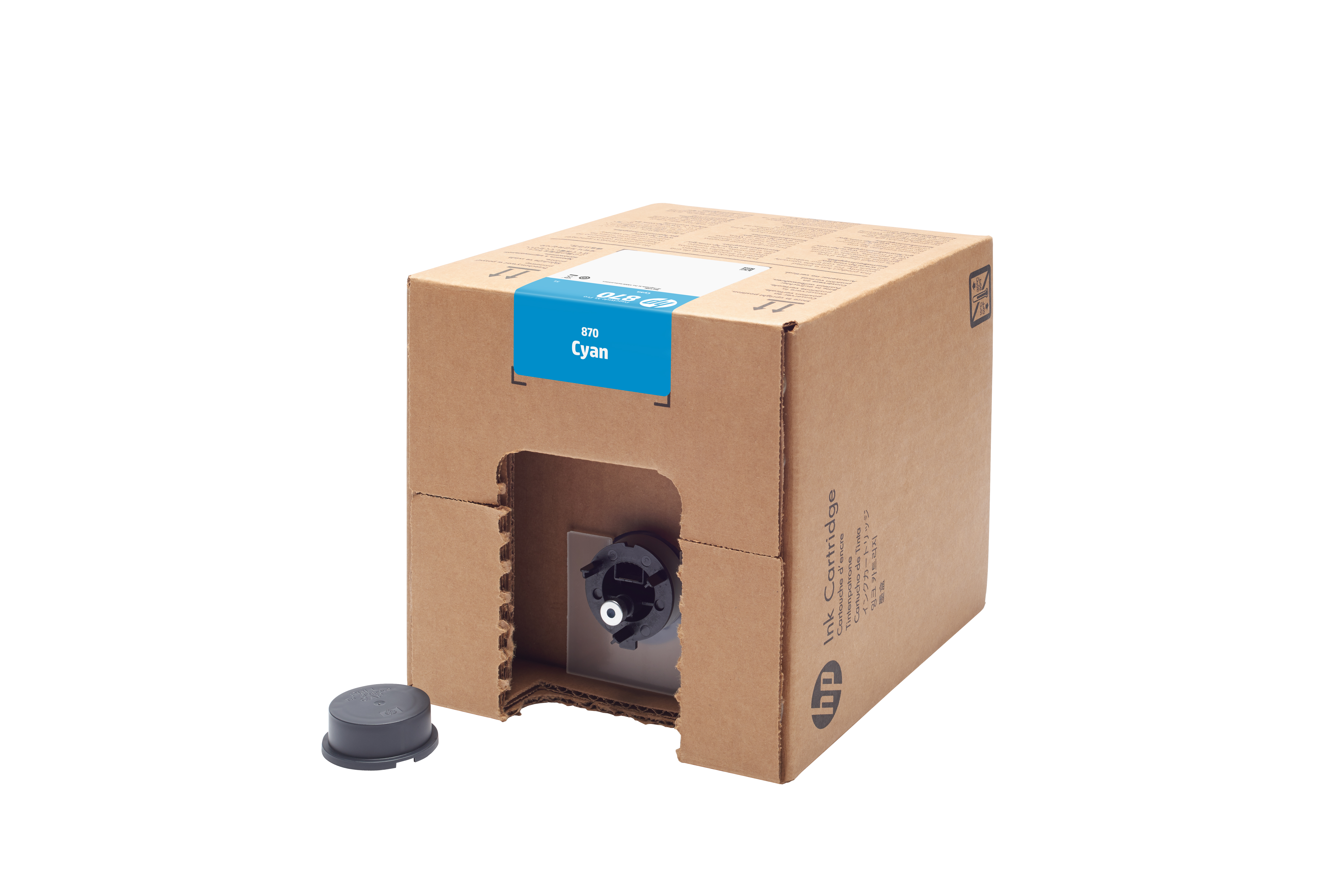 HP 870 5L CYAN PAGEWIDE XL PRO INK CARTRIDGE