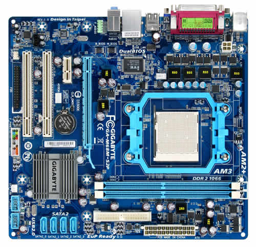 GIGABYTE GA-M68M-S2P motherboard micro ATX – image 1