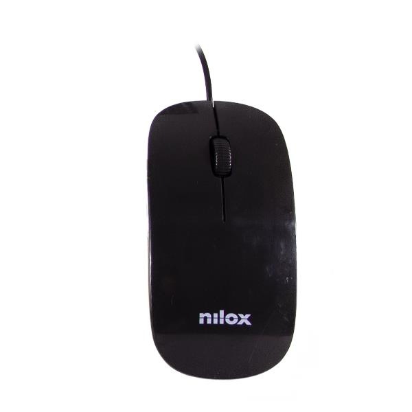 Nilox NXKME000004 keyboard Mouse included Universal USB QWERTY Spanish Black – image 2