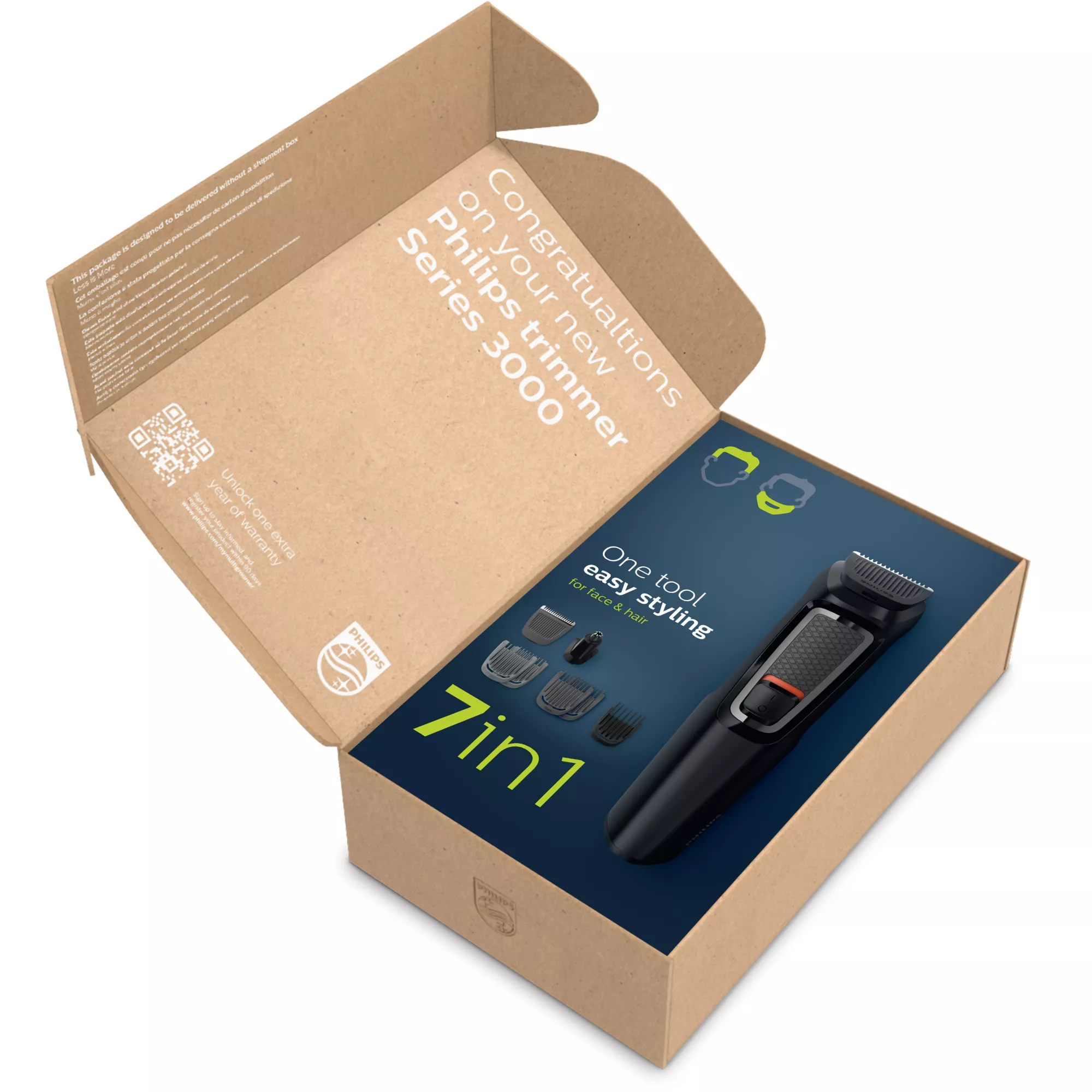 Philips MULTIGROOM Series 3000 MG3720 7-in-1, Face and Hair – image 2