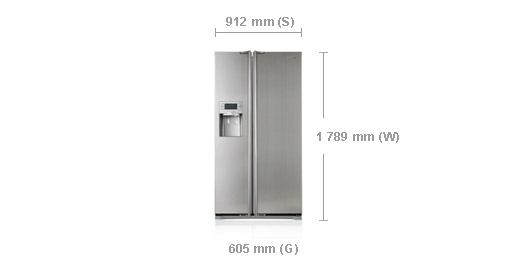 Samsung RSH5TERS side-by-side refrigerator – image 2