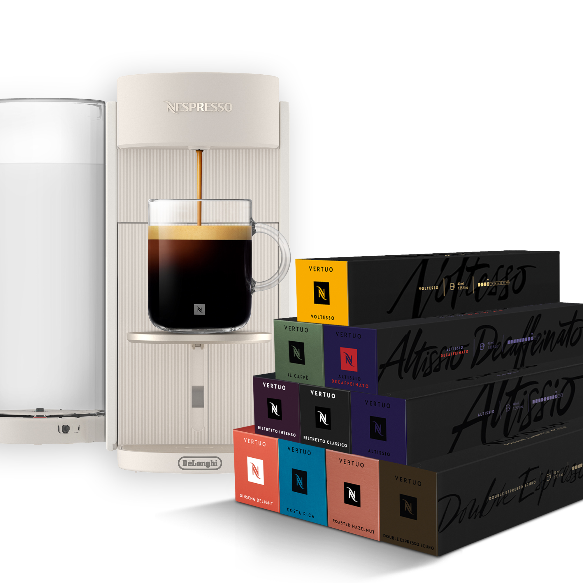 De’Longhi ENV200W+100CAPS Fully-auto Capsule coffee machine – image 1