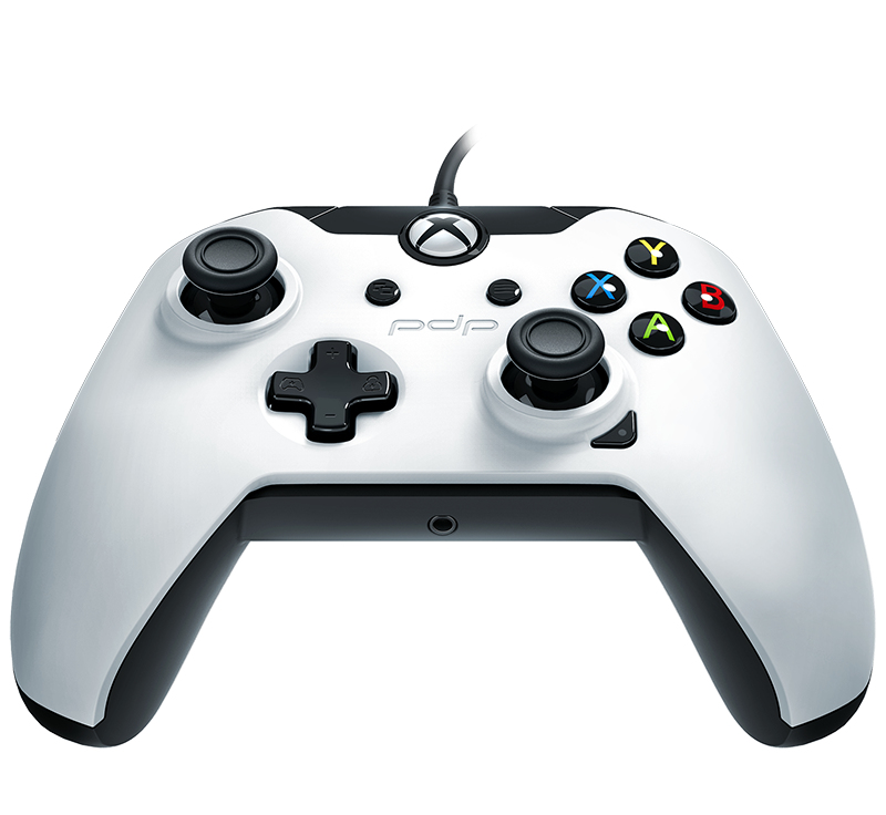 PDP 048-082-EU-WH01 Gaming Controller Black, White USB Gamepad Analogue / Digital PC, Xbox One