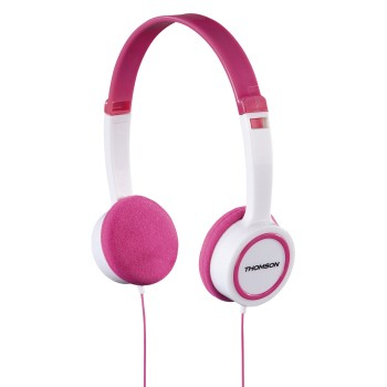Hama HED1105P Headphones Wired Head-band Music White, Pink – image 1