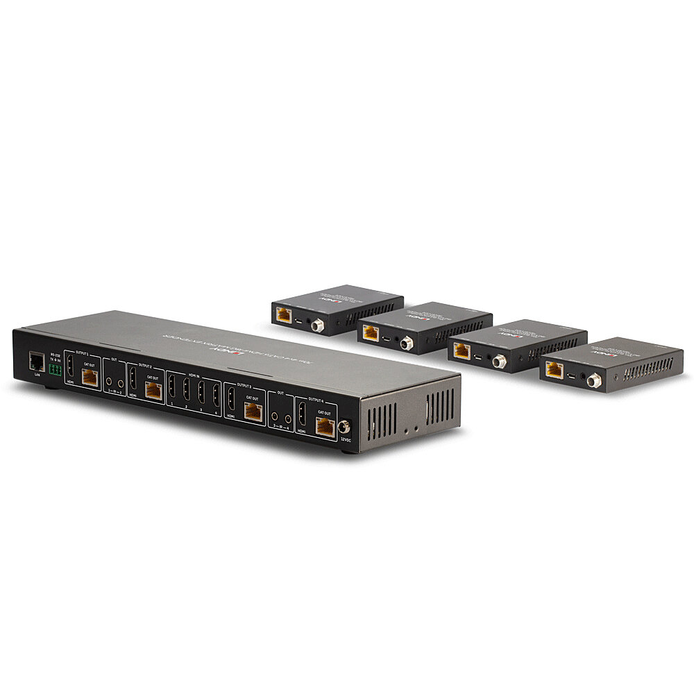 Lindy 70m Cat.6 4x4 HDMI 4K60 Matrix Extender – image 5