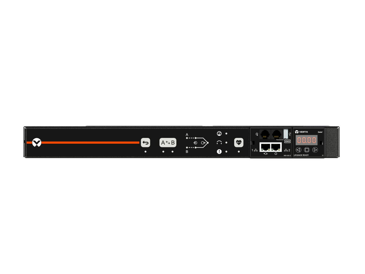 Vertiv Geist AU03E1R0-10L137-1C14C14A900-D power distribution unit (PDU) 10 AC outlet(s) 0U Black