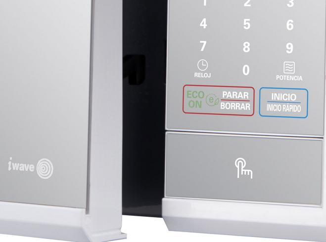 LG MS1143SWM microwave White Countertop – image 3
