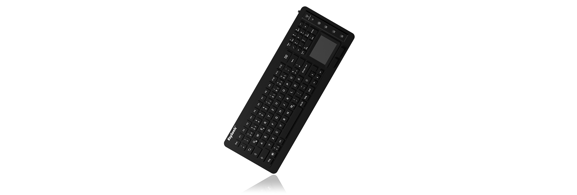 KeySonic KSK-6231INEL keyboard Industrial USB QWERTZ German Black – image 3