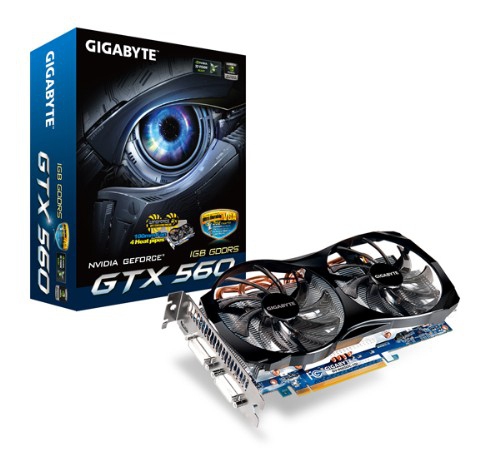 GIGABYTE GV-N56GOC-1GI graphics card NVIDIA GeForce GTX 560 – image 1