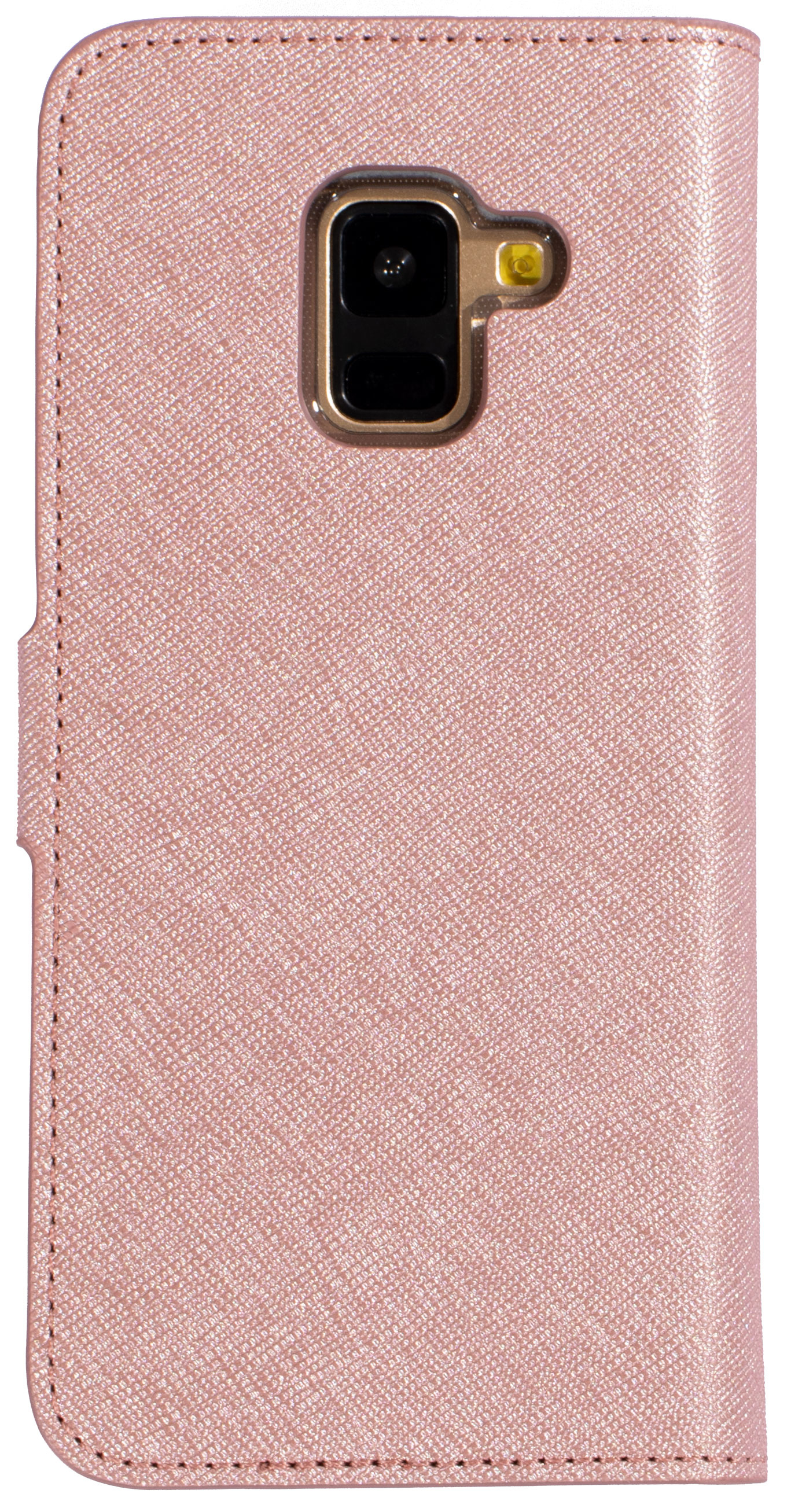 Mobiparts Saffiano Wallet Case Samsung Galaxy A8 (2018) Pink – image 3