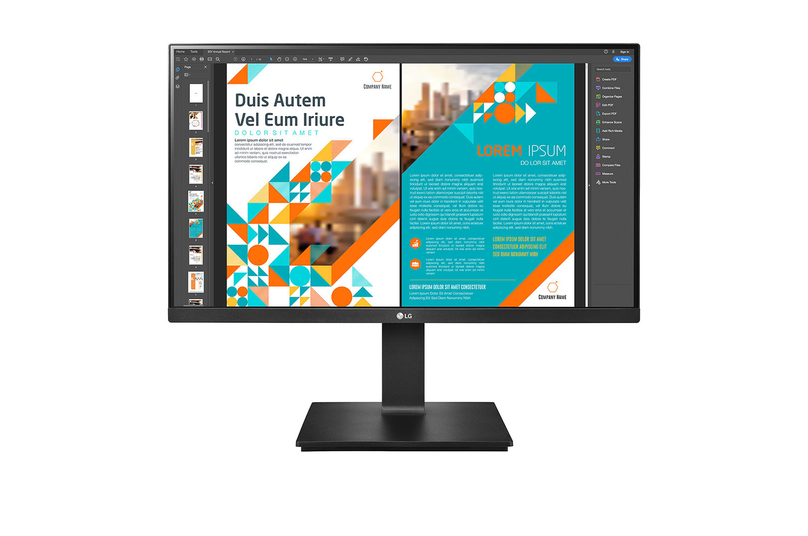 LG 24QP550-B computer monitor – image 1