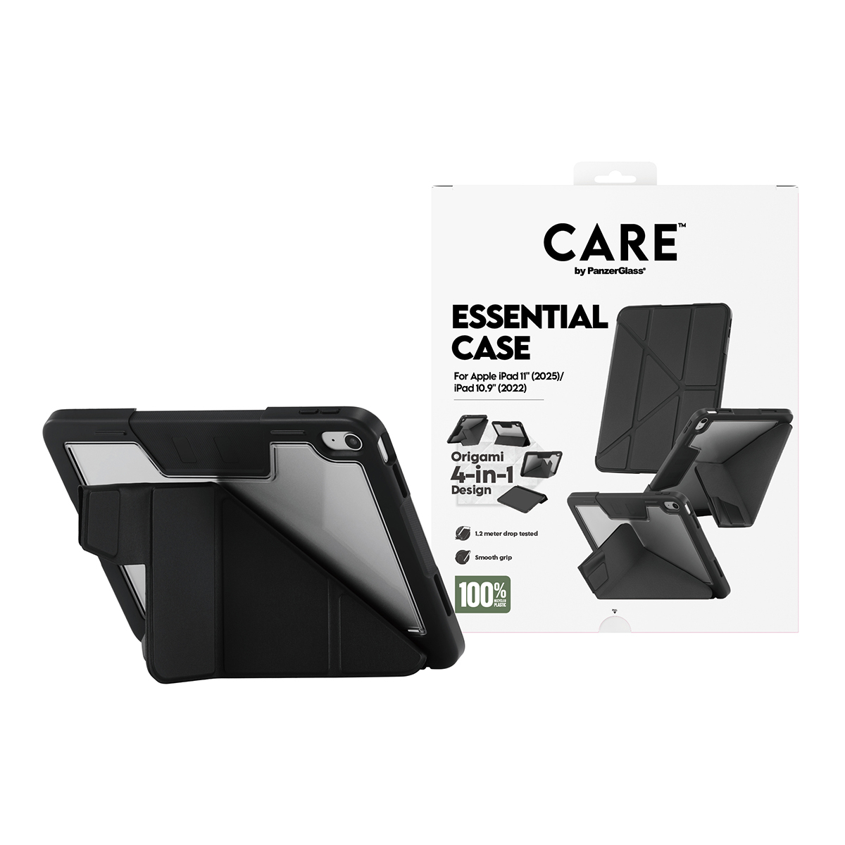 PanzerGlass CARE™ by PanzerGlass®™ by PanzerGlass Essential Case Black iPad 11" (2025) | iPad 10.9'' (2022) – image 2