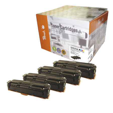 Peach PT500 toner cartridge 4 pc(s) Black, Cyan, Magenta, Yellow