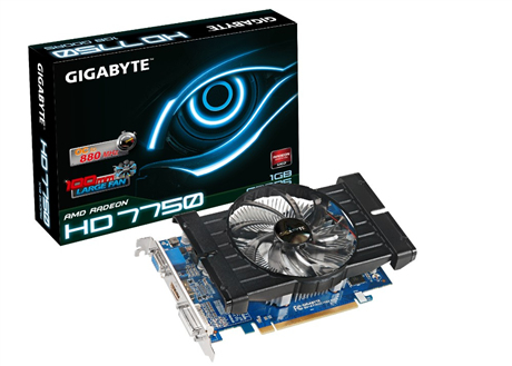 GIGABYTE GV-R775OC-1GI graphics card AMD Radeon HD7750