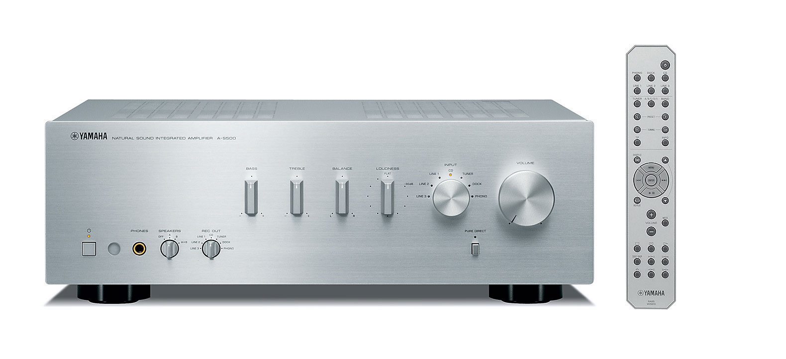 Yamaha A-S500 2.0 channels Silver
