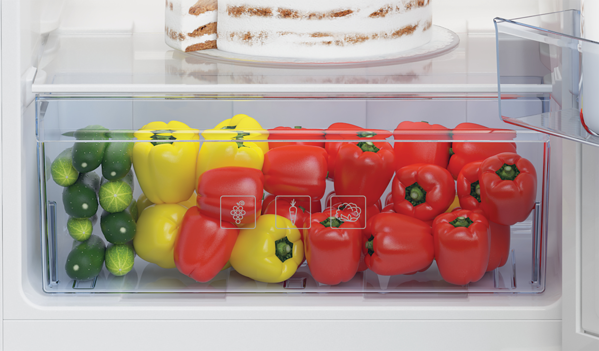 Beko BSSA200M3SN combi-fridge Built-in – image 3