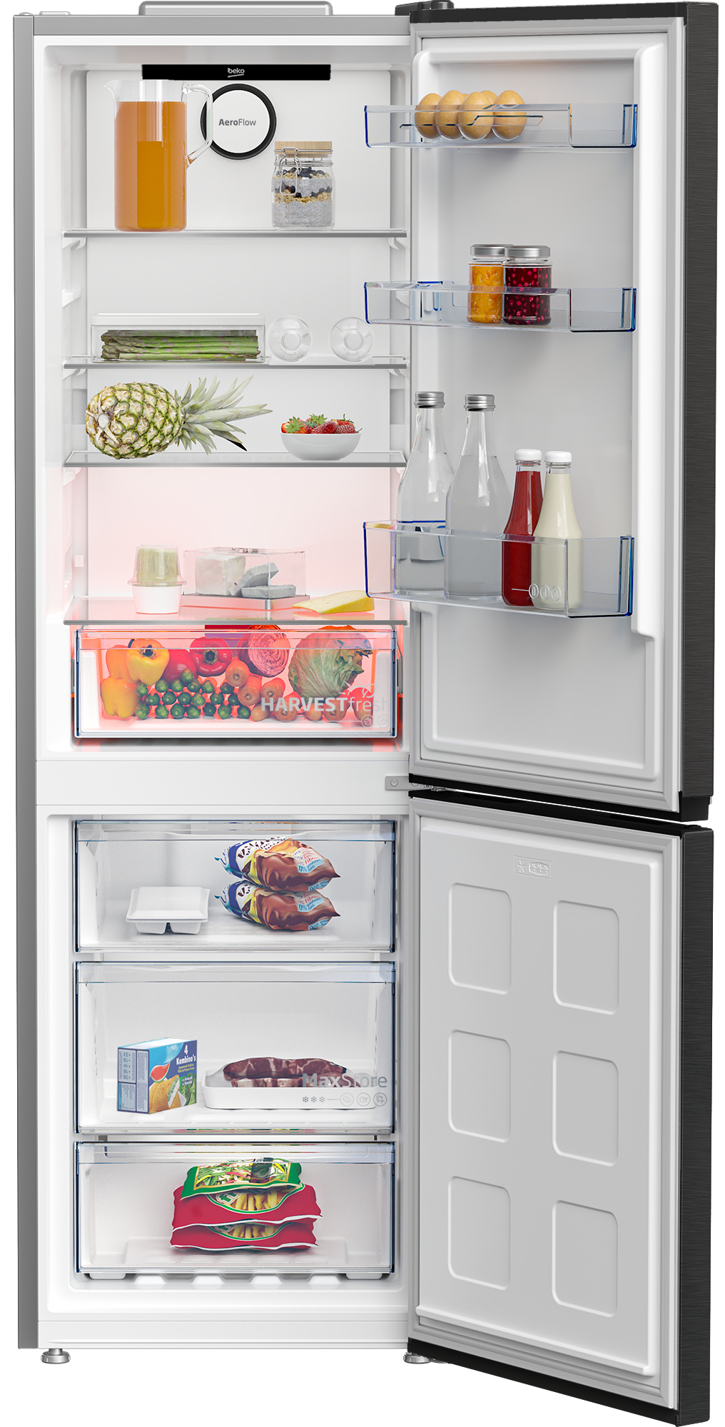 Beko B3RCNA364HXBR fridge-freezer Freestanding – image 4