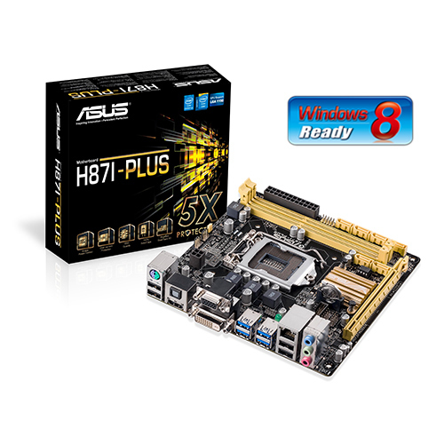 ASUS H87I-PLUS Intel® H87 LGA 1150 (Socket H3) mini ITX – image 1