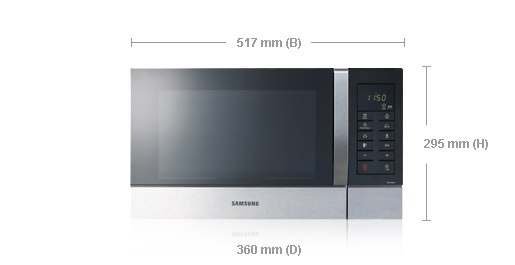 Samsung MW109MST microwave Black, Silver – image 5