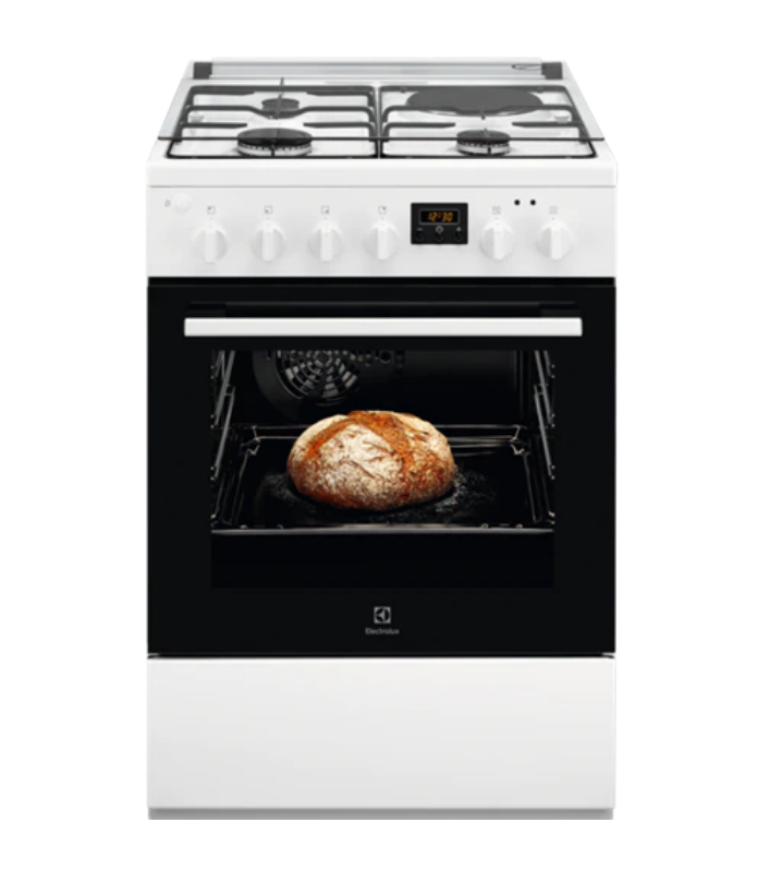 Electrolux LKM624011W Freestanding cooker Electric Gas Black, White – image 4