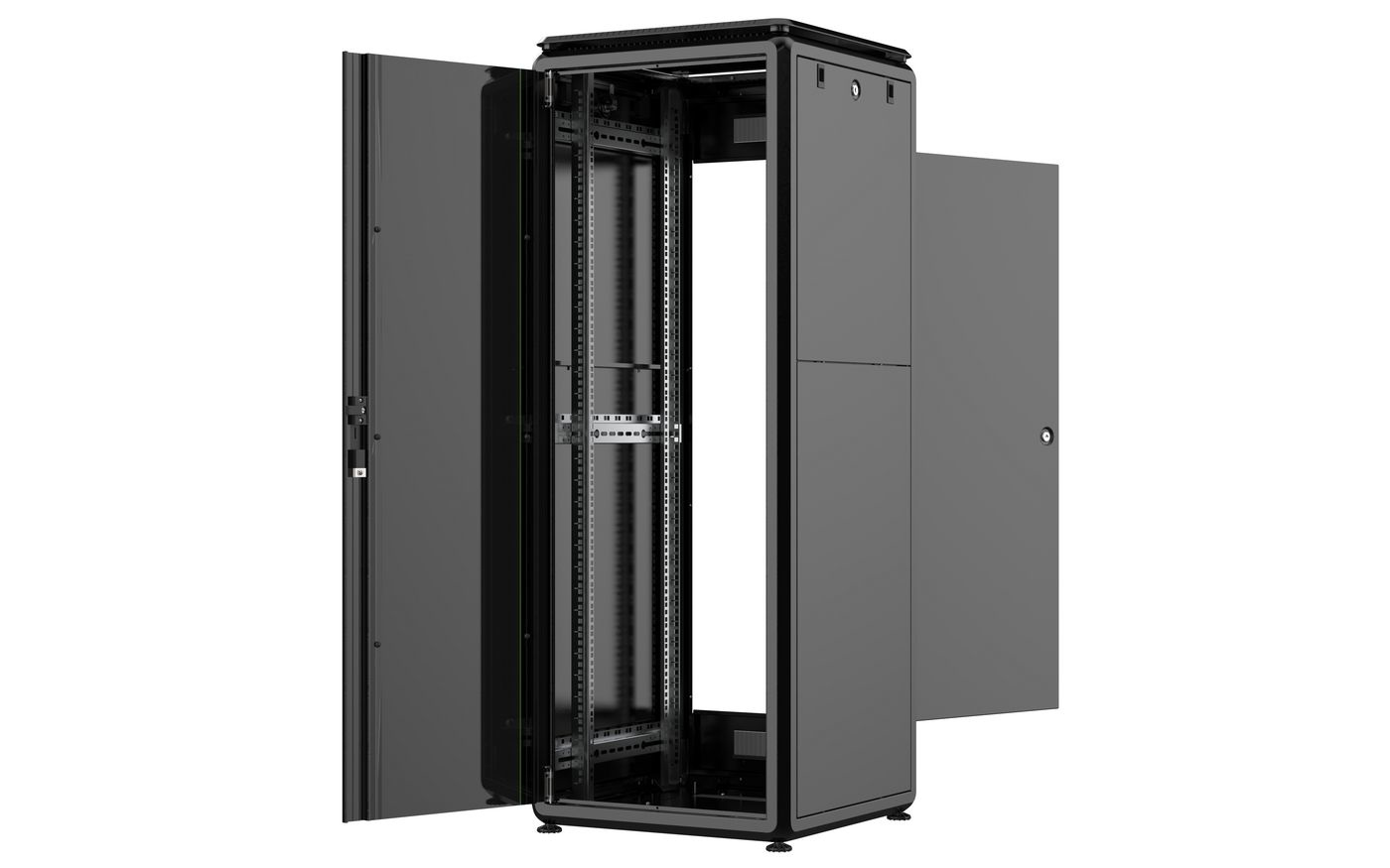 Lanview RDL32U66BL rack cabinet 32U Freestanding rack Black – image 2
