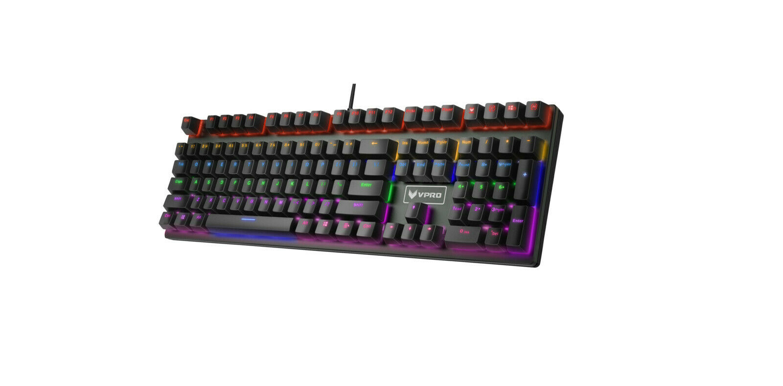 Hama V700S keyboard Gaming USB QWERTZ German Black – image 3