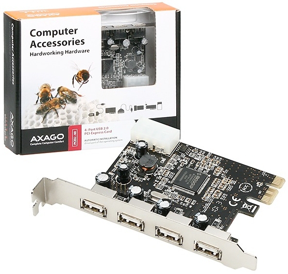 Axagon PCEU-40 interface cards/adapter – image 1