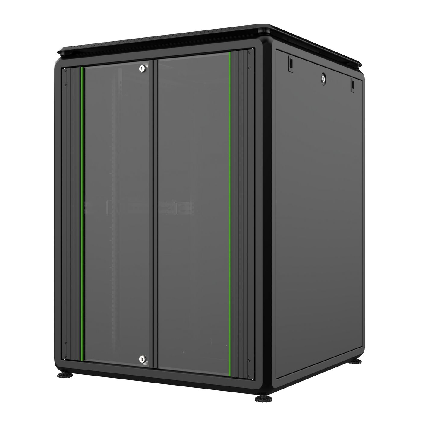 Lanview RDL20U88BL rack cabinet 20U Freestanding rack Black – image 1
