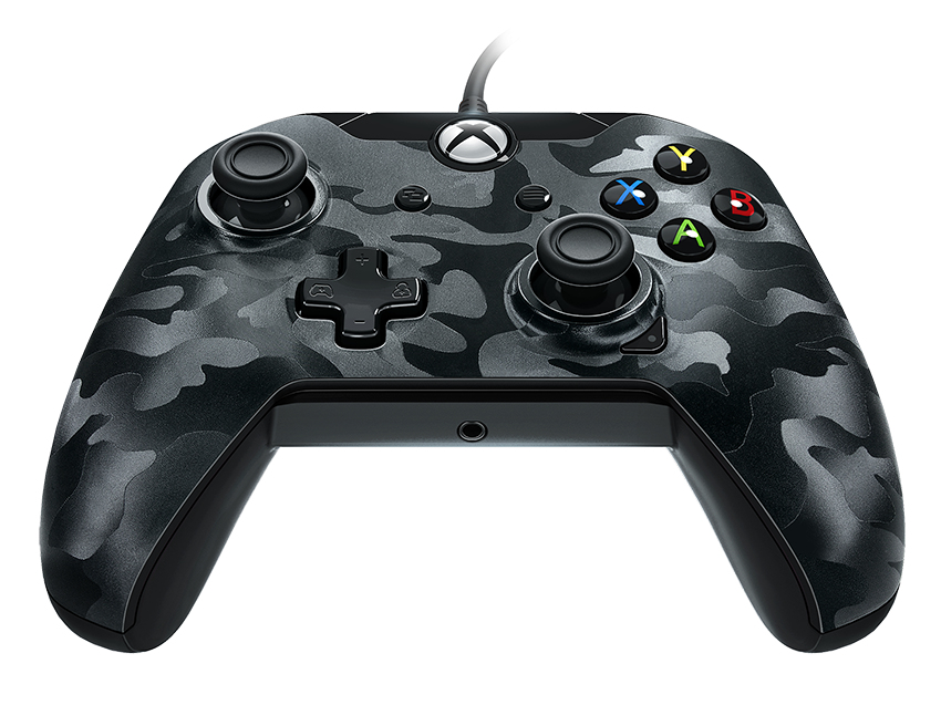 PDP 048-082-EU-CM00 Gaming Controller Black, Camouflage USB Gamepad Analogue / Digital PC, Xbox One, Xbox One S, Xbox One X