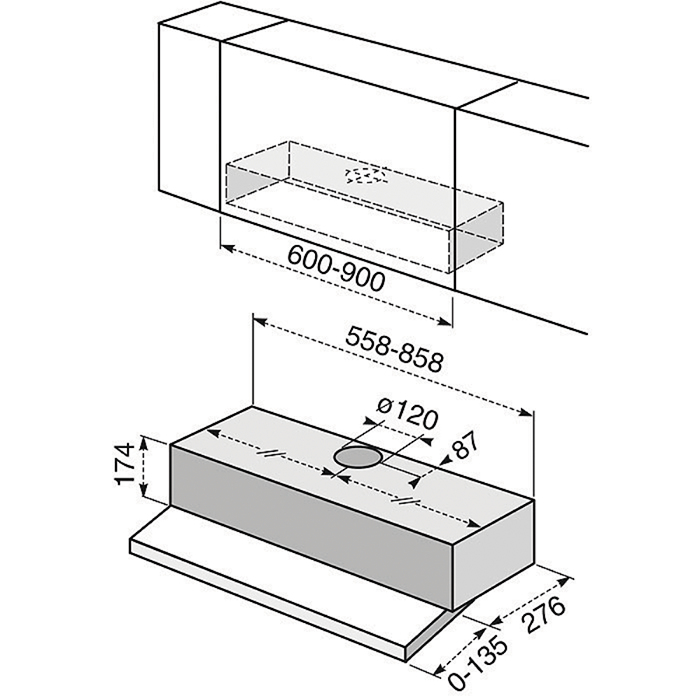 Electrolux CA9520IS cooker hood Semi built-in (pull out) Silver 410 m³/h – image 2
