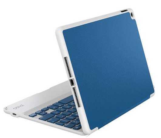 ZAGG ID6ZFN-BL0 mobile device keyboard Bluetooth Blue, White