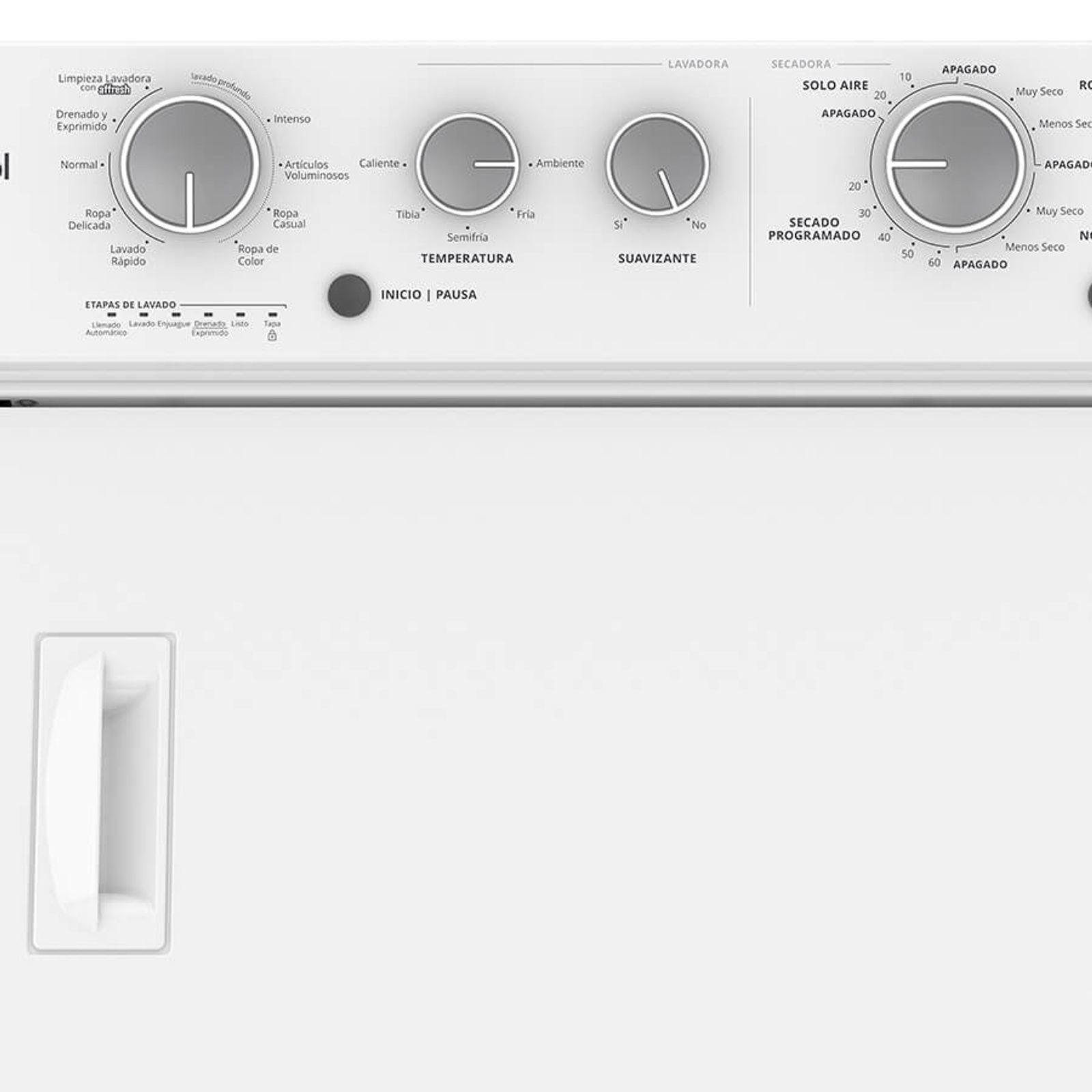 Whirlpool 7MWGT4027HW washer dryer Freestanding Front-load White – image 3