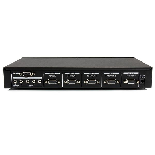 StarTech.com 4 Port VGA Video Audio Switch with RS232 control – image 3